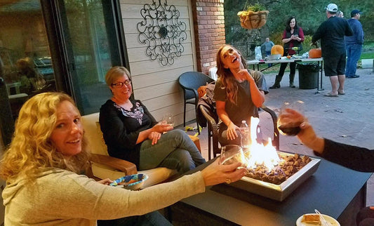 A Gas Burning Fire Table vs A Wood Burning Fire Pit - Impact Imports