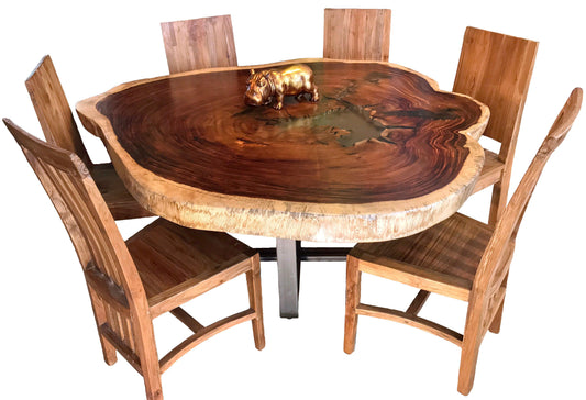 Natural or Live Edge Wood Slabs Add Organic Interest - Impact Imports