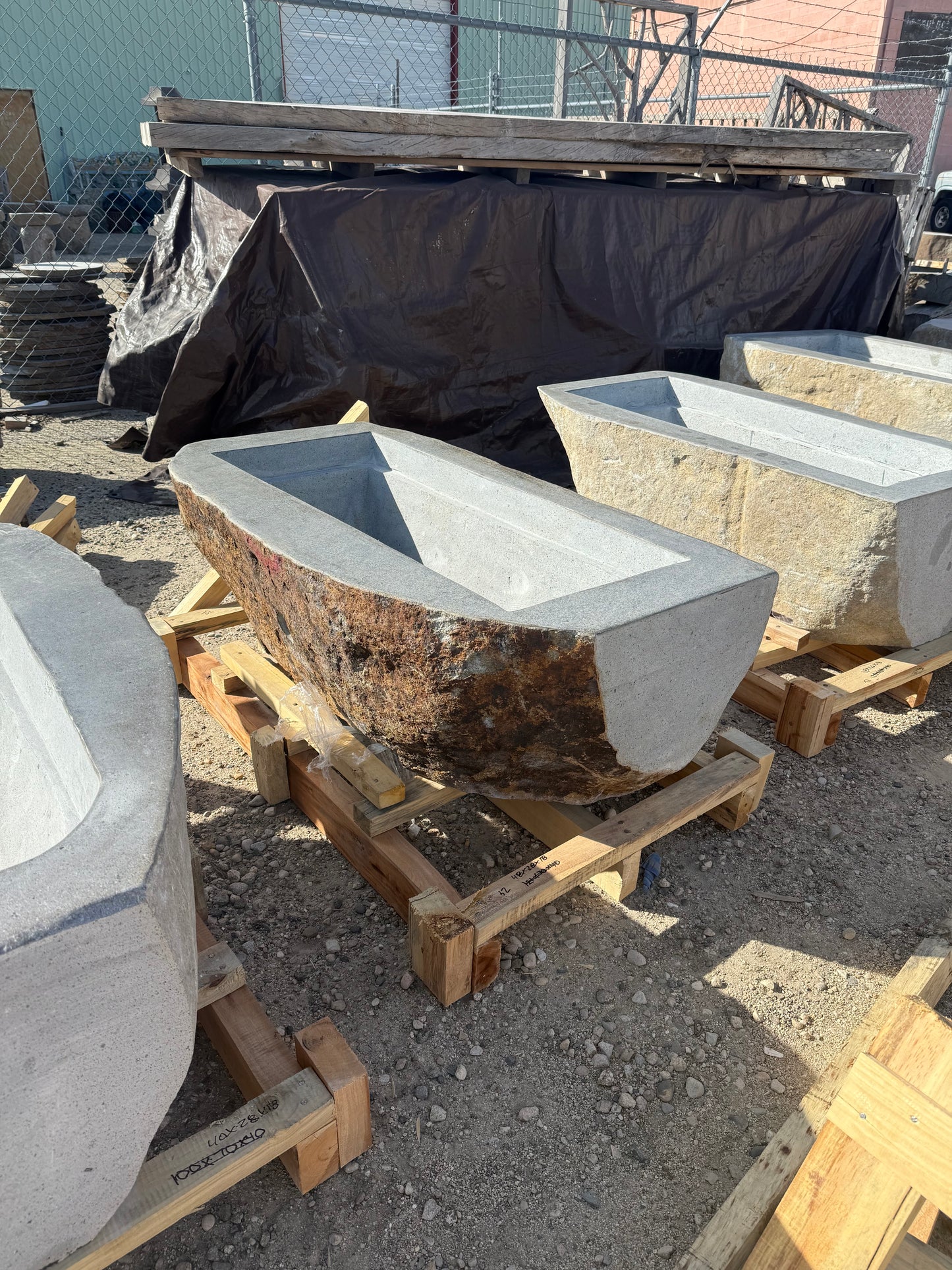 Natural Stone / Cut River Boulder Gas Fire Pit (11 Styles to Choose)