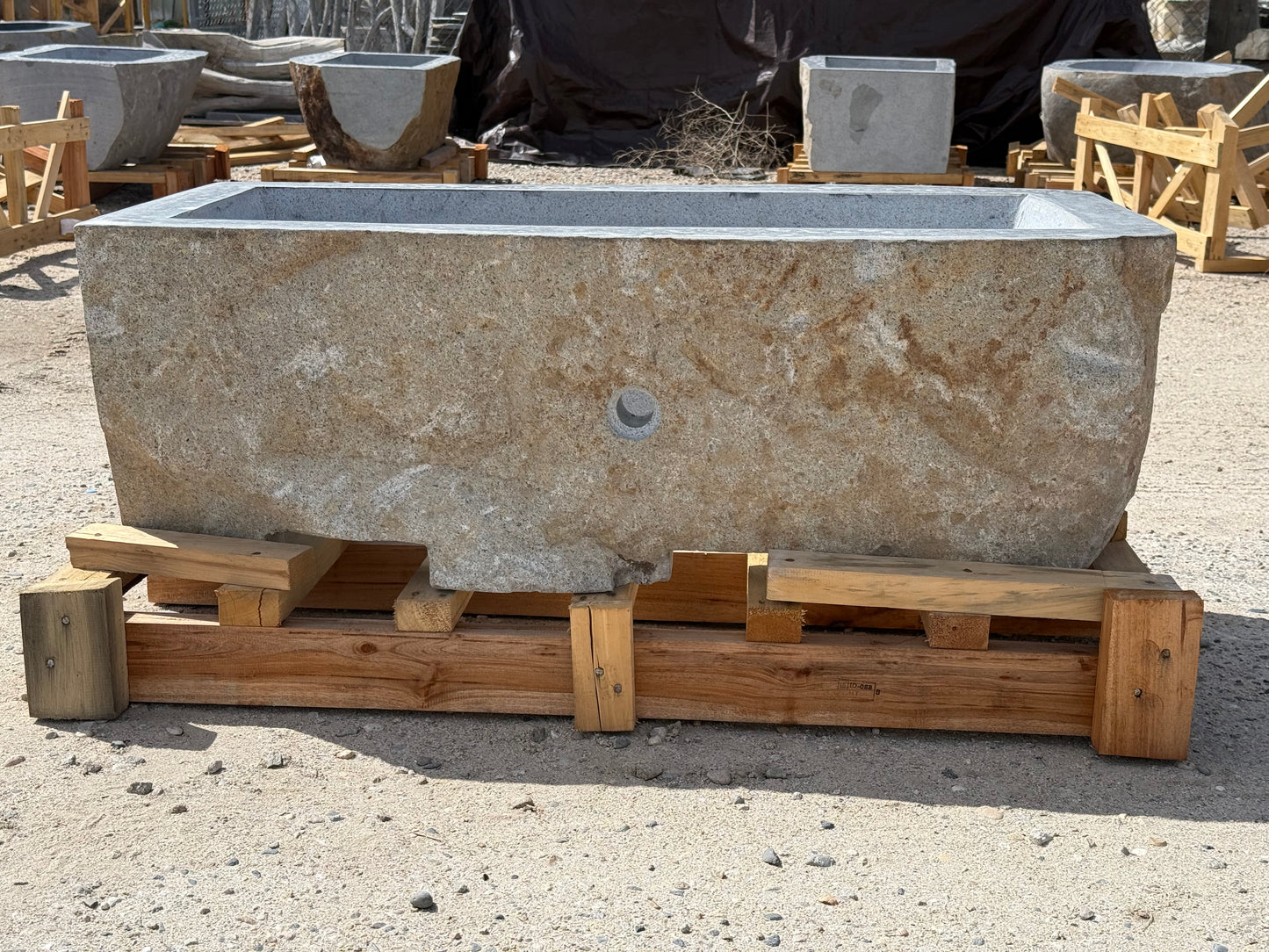 Natural Stone / Cut River Boulder Gas Fire Pit (11 Styles to Choose)