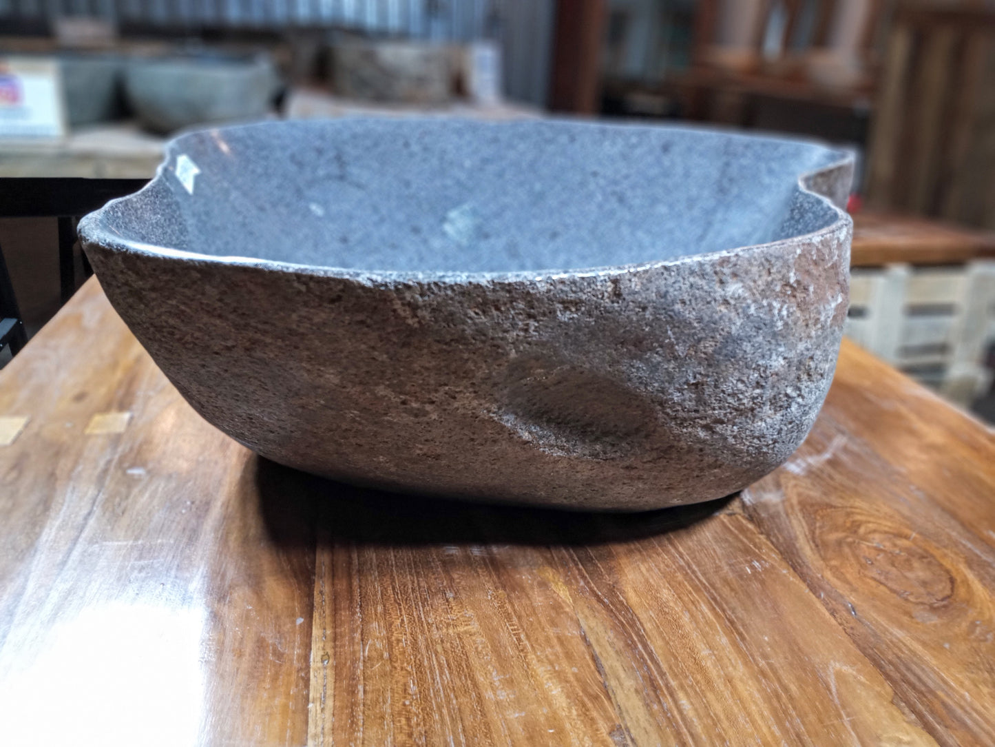 River Boulder / River Rock Stone Vessel Sink, RR7