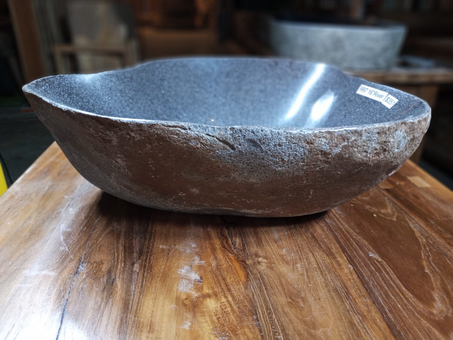 River Boulder / River Rock Stone Vessel Sink, RR7