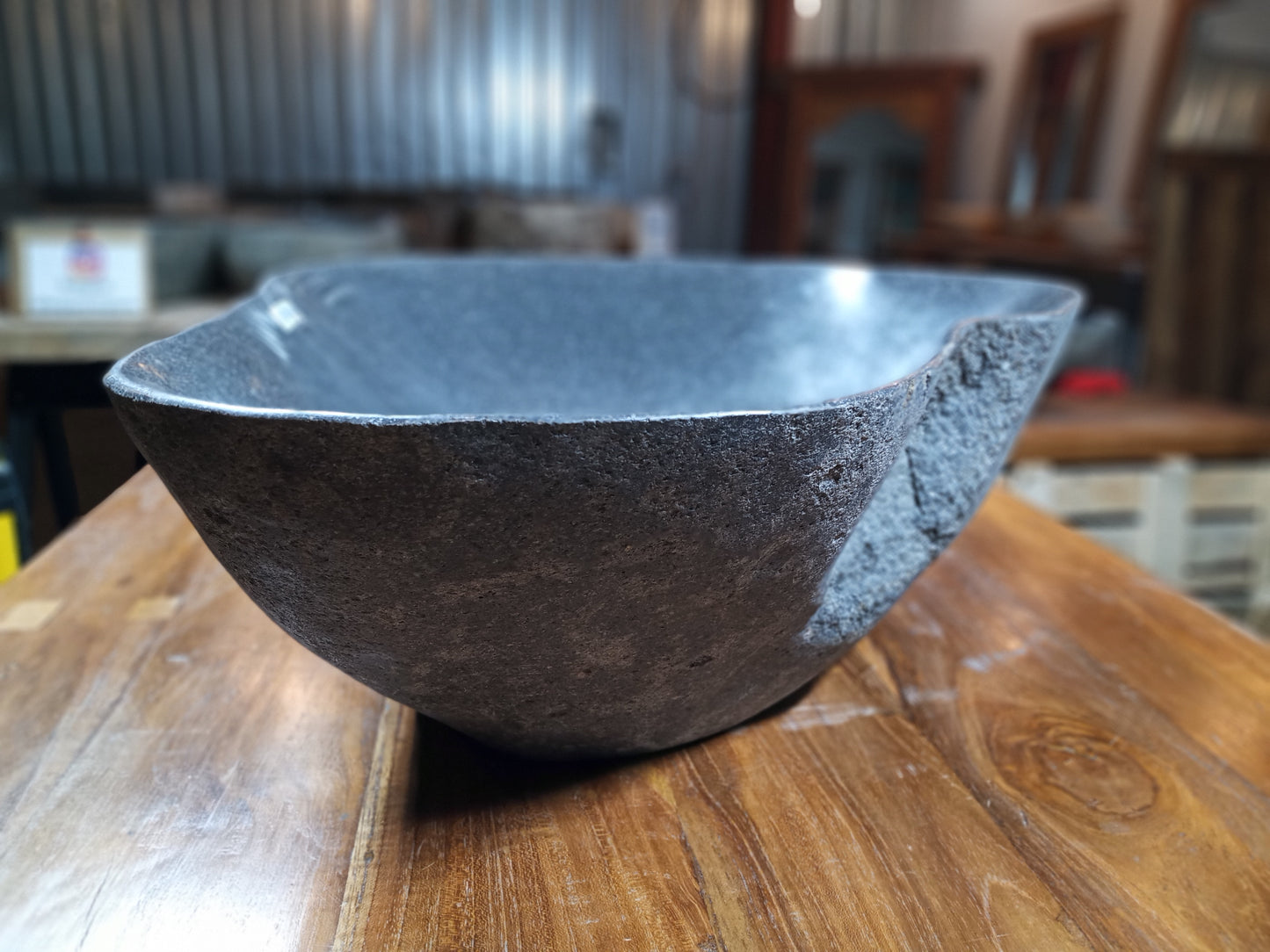 River Boulder / River Rock Stone Vessel Sink, RR8