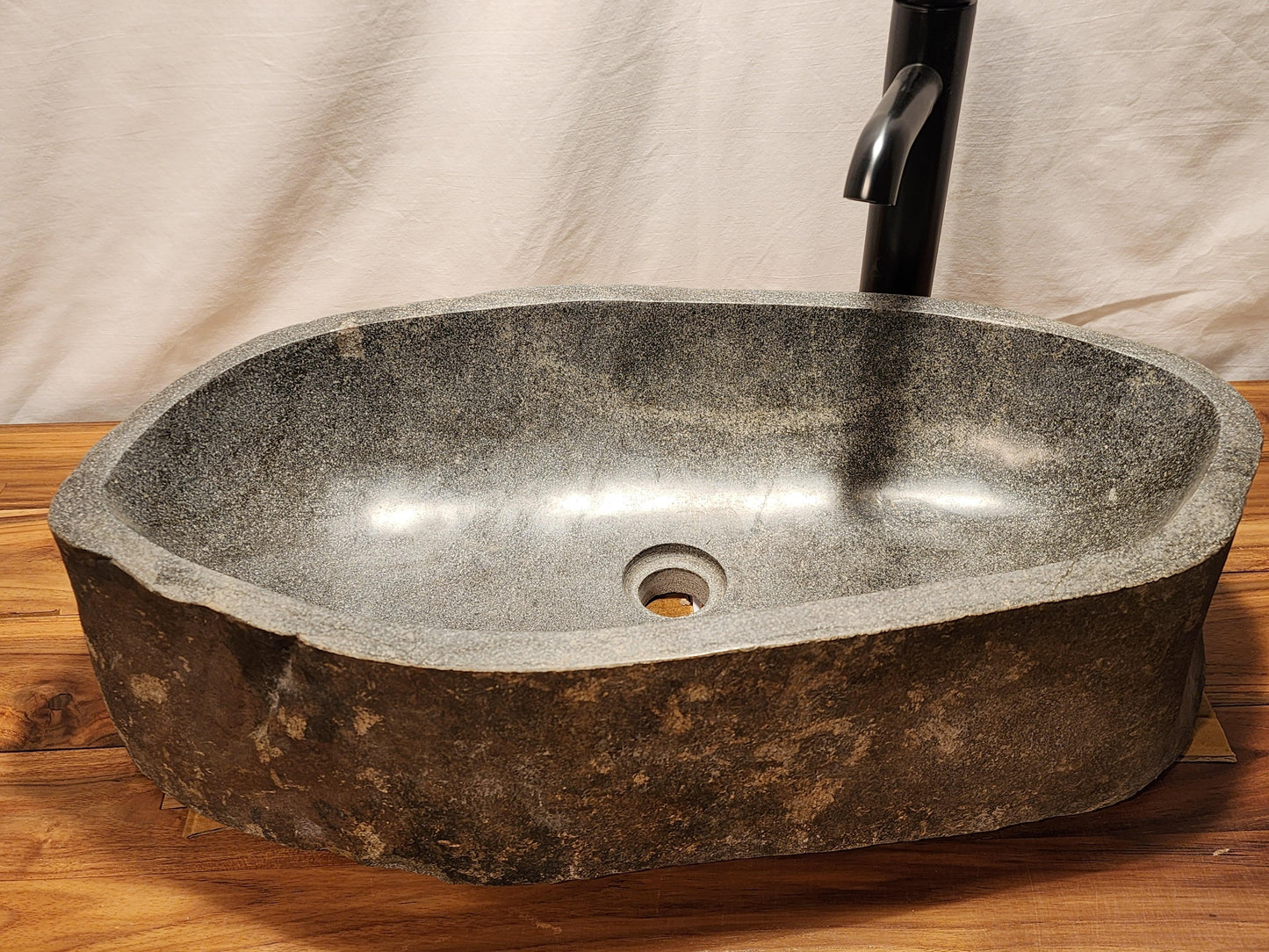 Andesite Natural Stone Vessel Sink, AND6 - Impact Imports