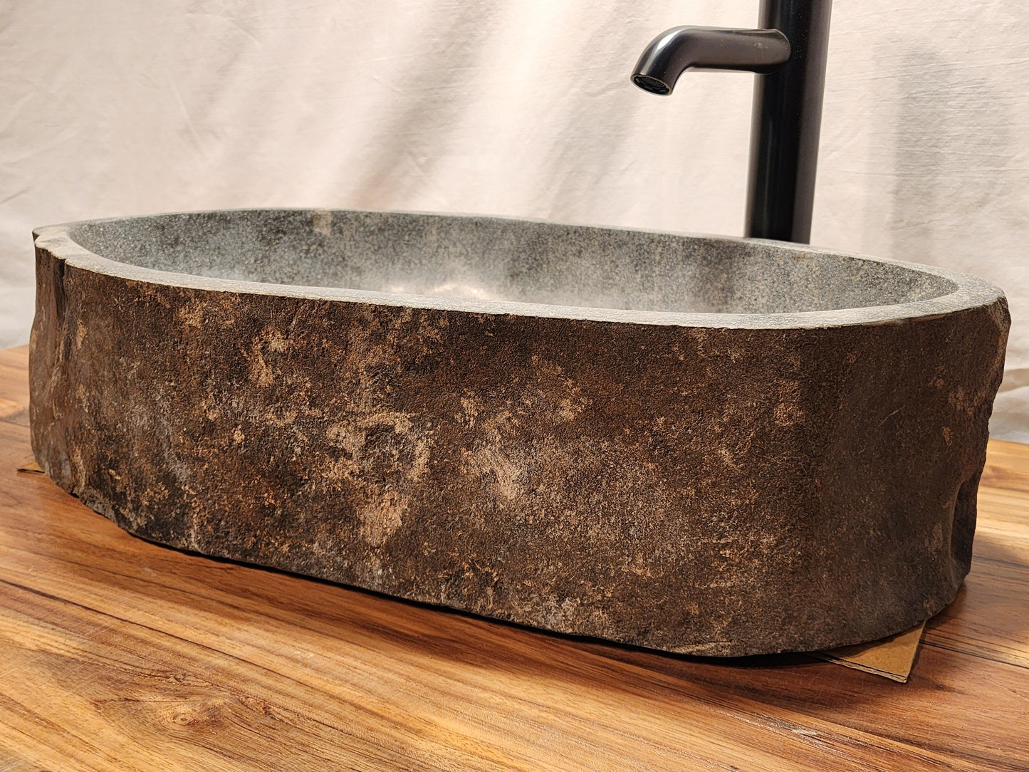 Andesite Natural Stone Vessel Sink, AND6 - Impact Imports