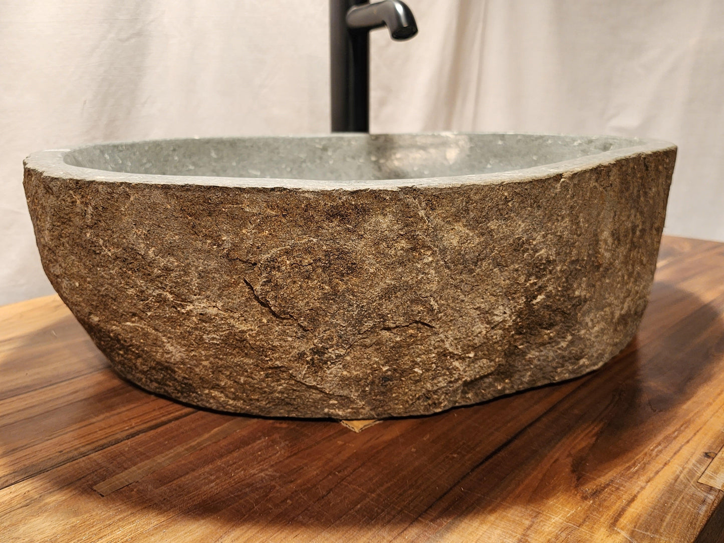 Basalt Natural Stone Vessel Sink, BAS 1 - Impact Imports