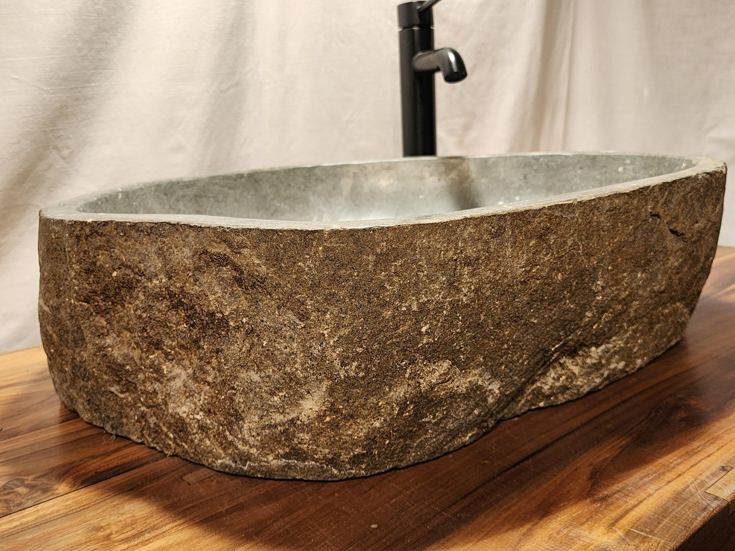 Basalt Natural Stone Vessel Sink, BAS 4 - Impact Imports