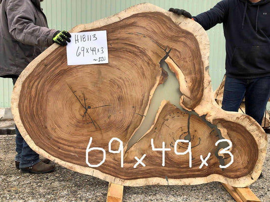 Cross Cut Parota - H18113 - Impact Imports