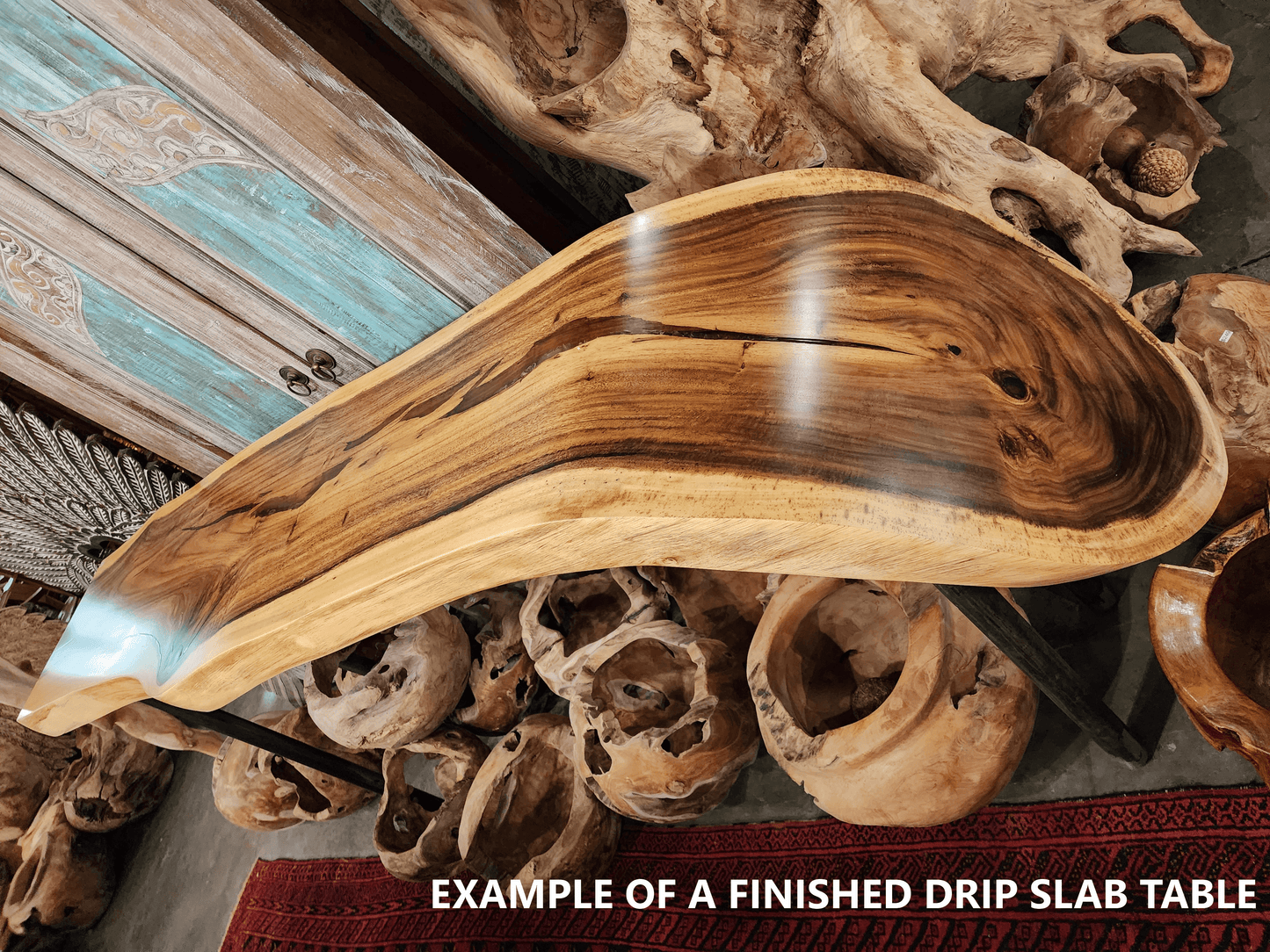 Drip Slab Monkey Pod #DS004 - Impact Imports
