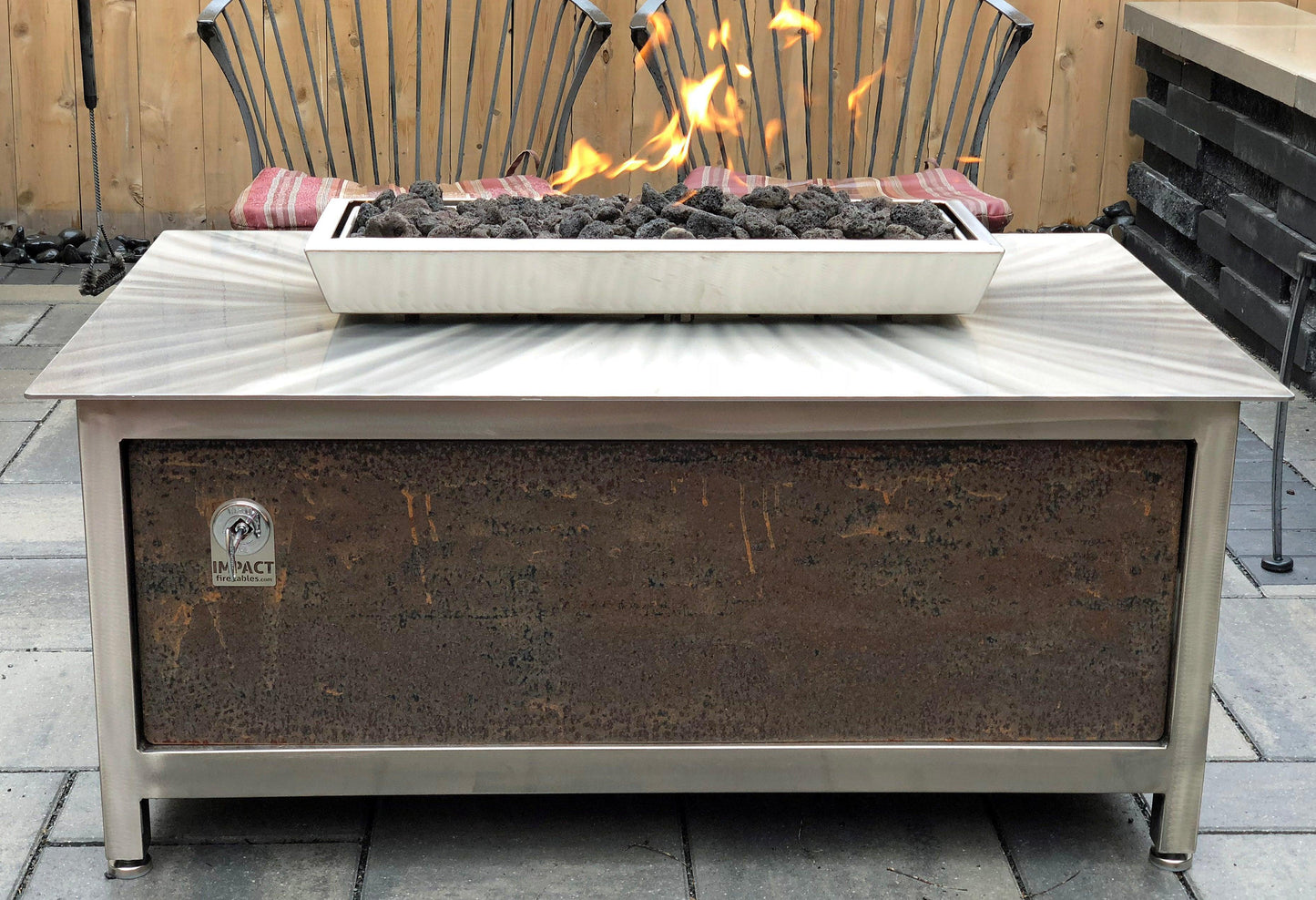 IMPACT Fire Table Installation Pictures - Impact Imports