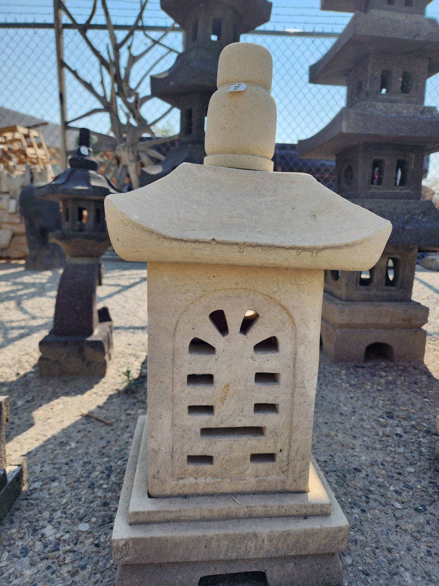 Japanese Pagoda Stone Lantern - Impact Imports