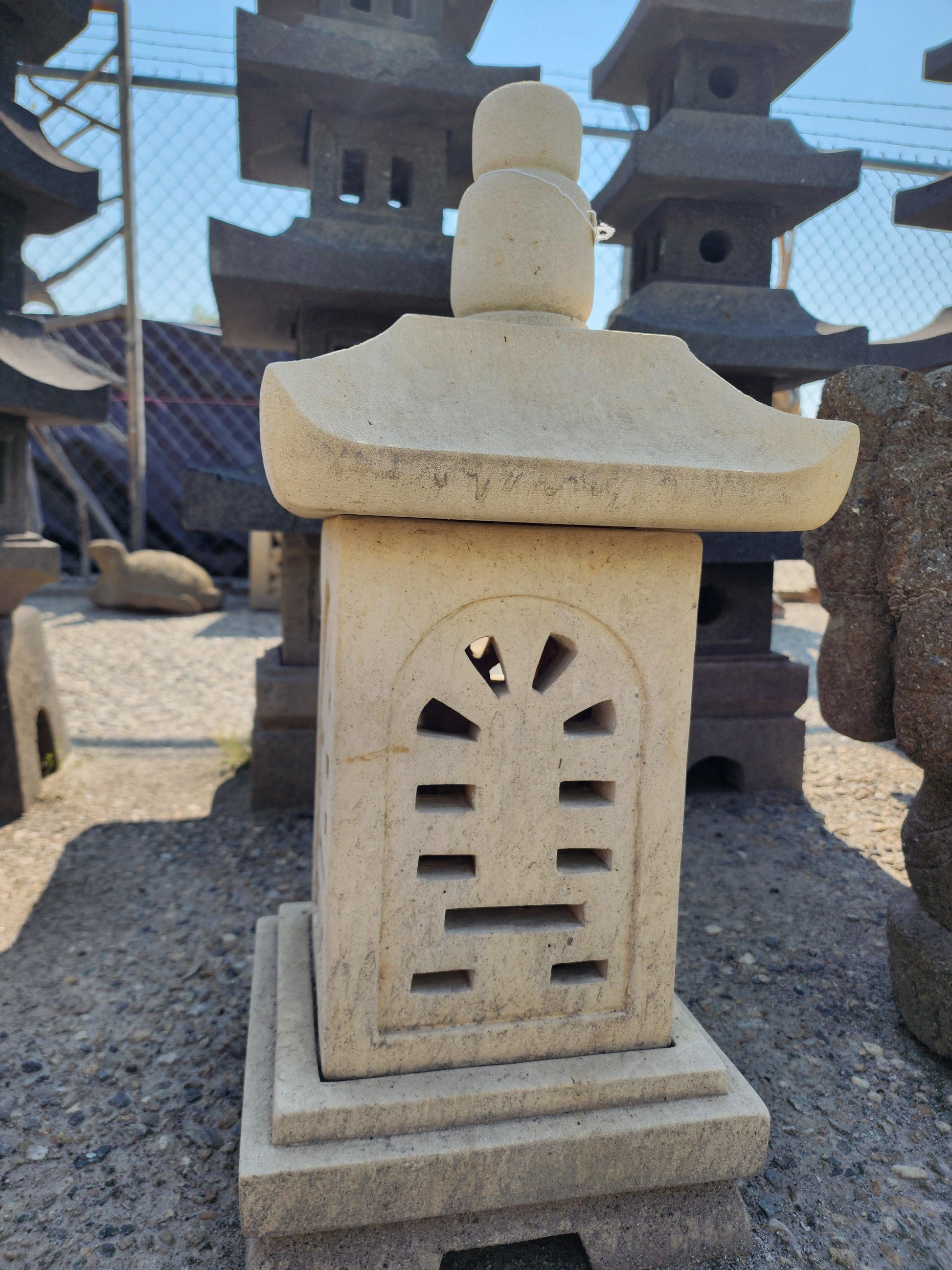 Japanese Pagoda Stone Lantern - Impact Imports
