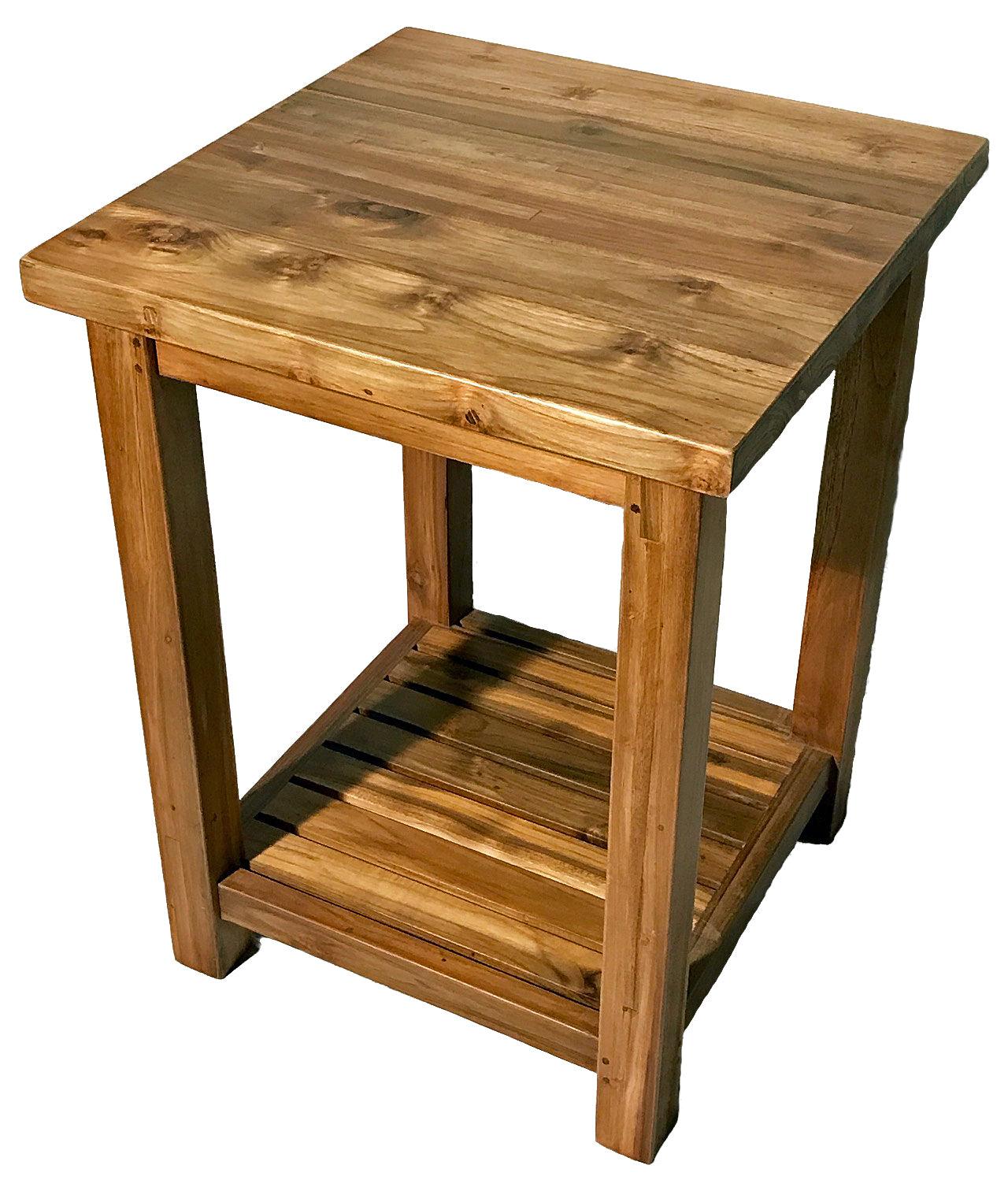 Reclaimed Teak Bathroom Vanity, 24" x 24" - Impact Imports