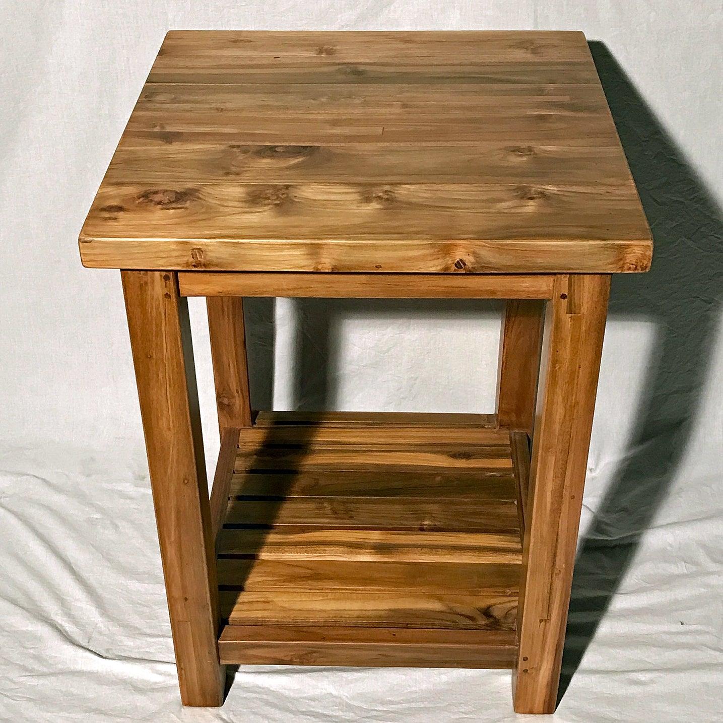 Reclaimed Teak Bathroom Vanity, 24" x 24" - Impact Imports