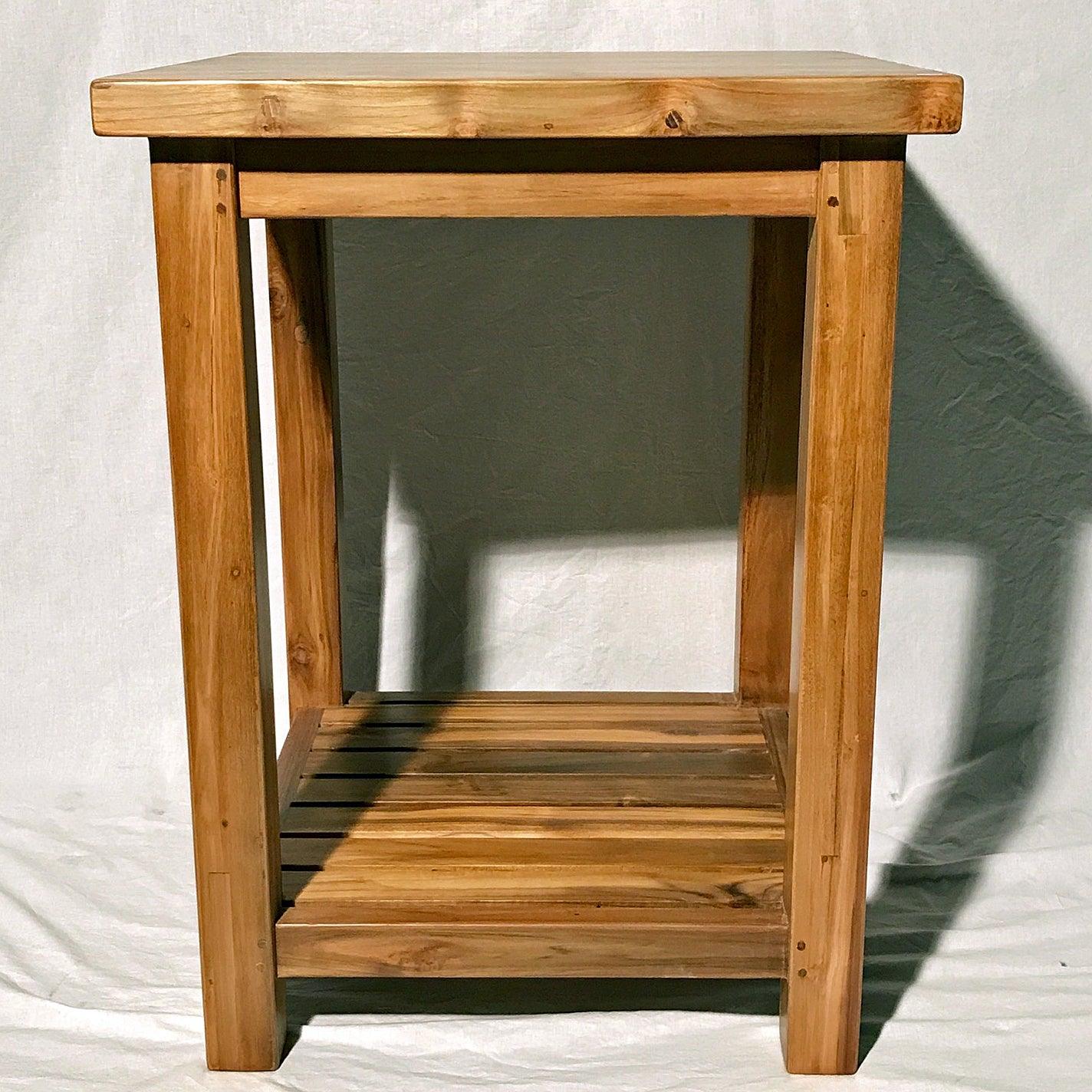 Reclaimed Teak Bathroom Vanity, 24" x 24" - Impact Imports
