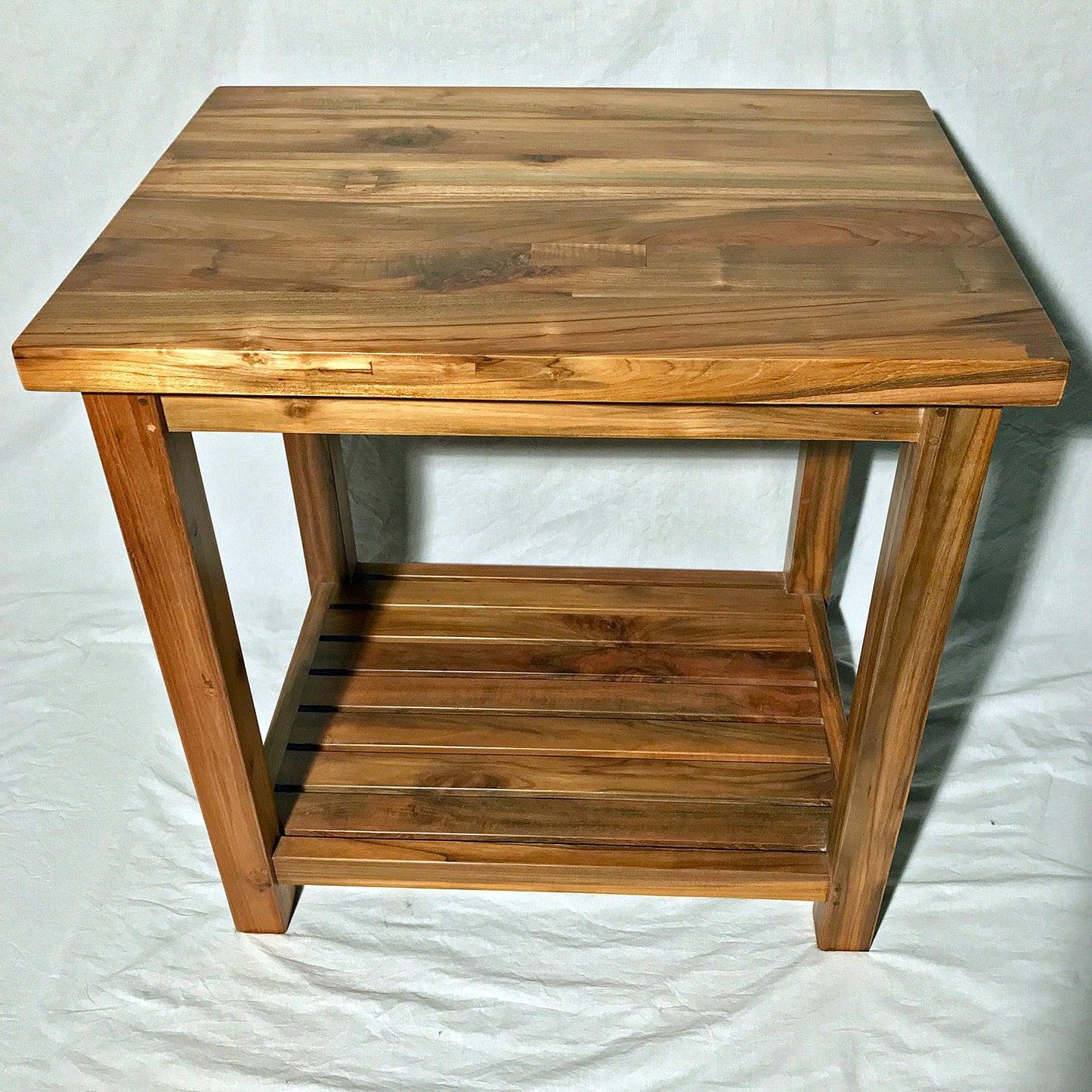Reclaimed Teak Bathroom Vanity, 32" x 24" - Impact Imports