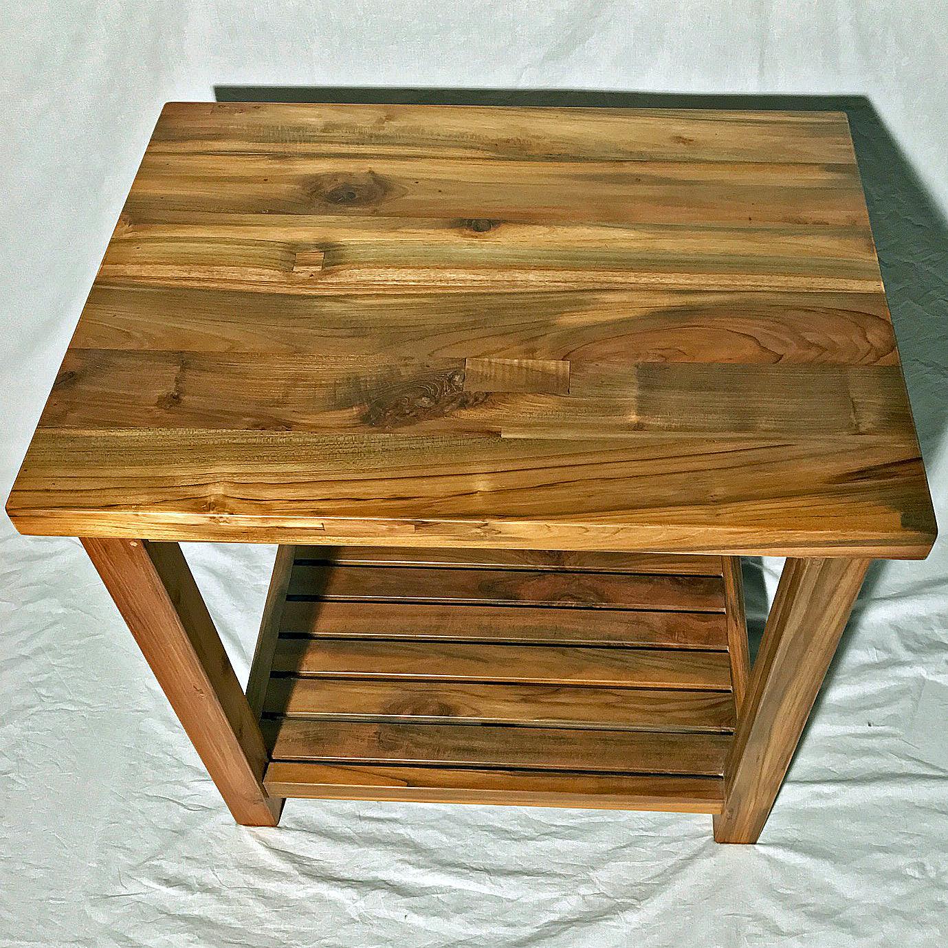 Reclaimed Teak Bathroom Vanity, 32" x 24" - Impact Imports