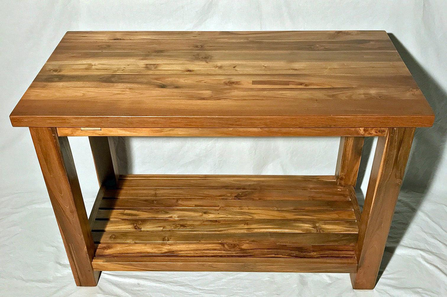 Reclaimed Teak Bathroom Vanity, 48" x 24" - Impact Imports