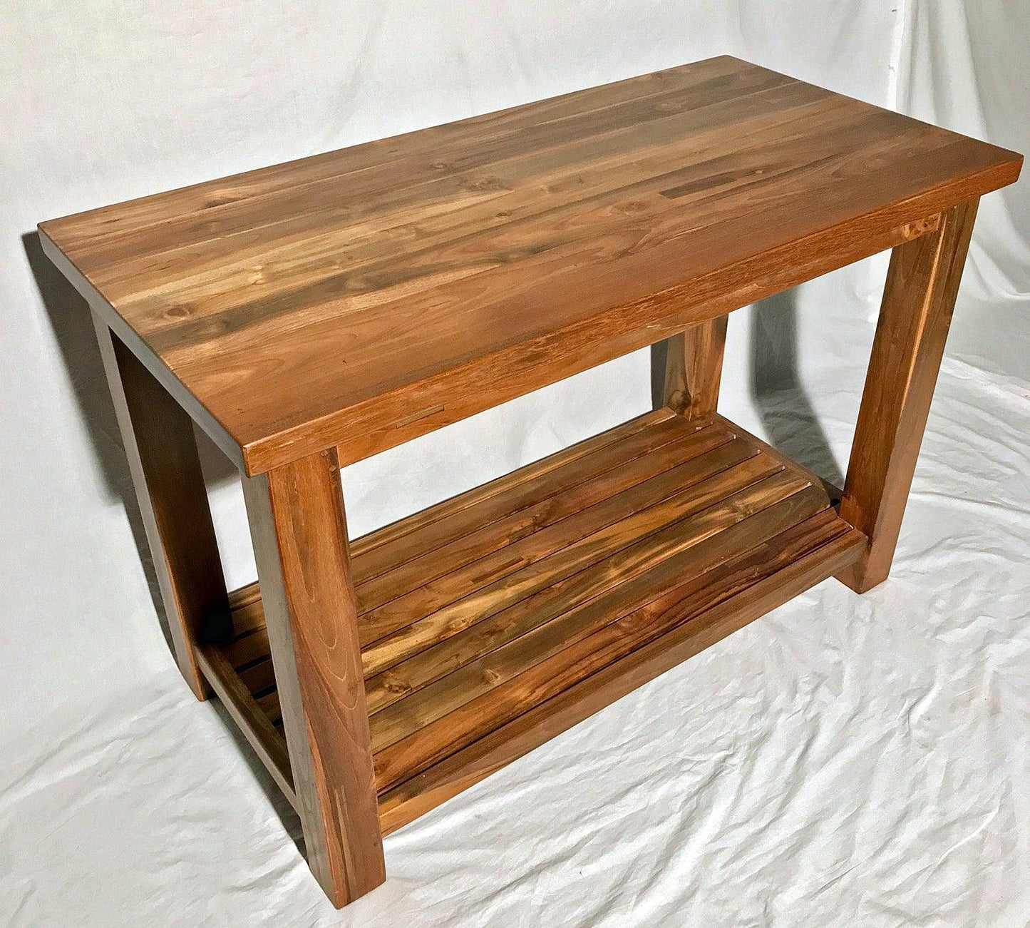 Reclaimed Teak Bathroom Vanity, 48" x 24" - Impact Imports