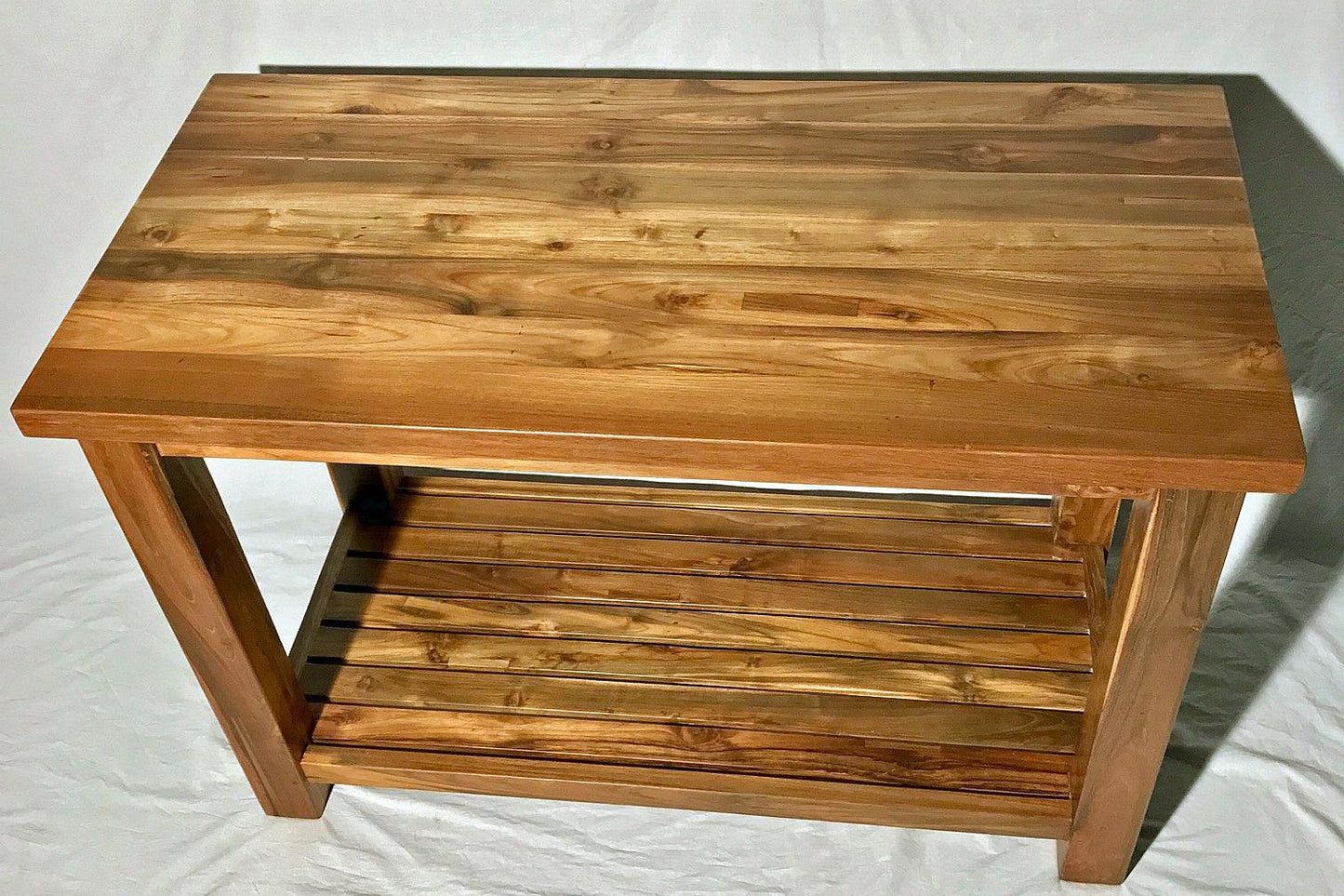 Reclaimed Teak Bathroom Vanity, 48" x 24" - Impact Imports