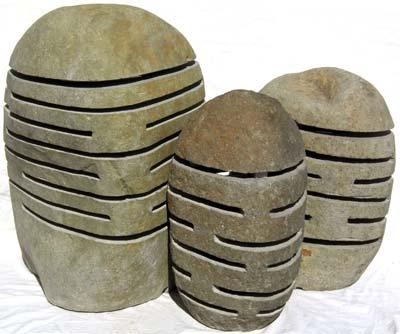 River Rock Stone Garden Lights - Impact Imports