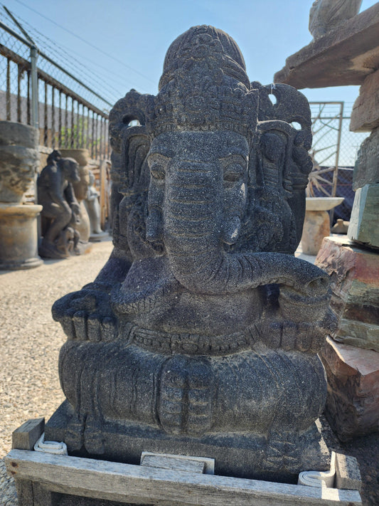 Seated Ganesha Statue large - Impact Imports