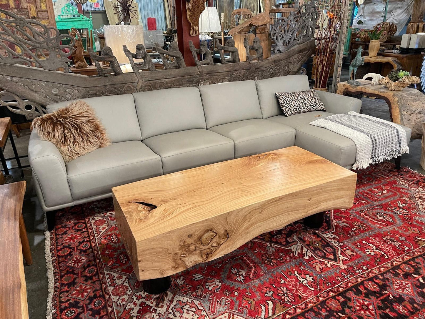 Siberian Elm Coffee Table - Impact Imports