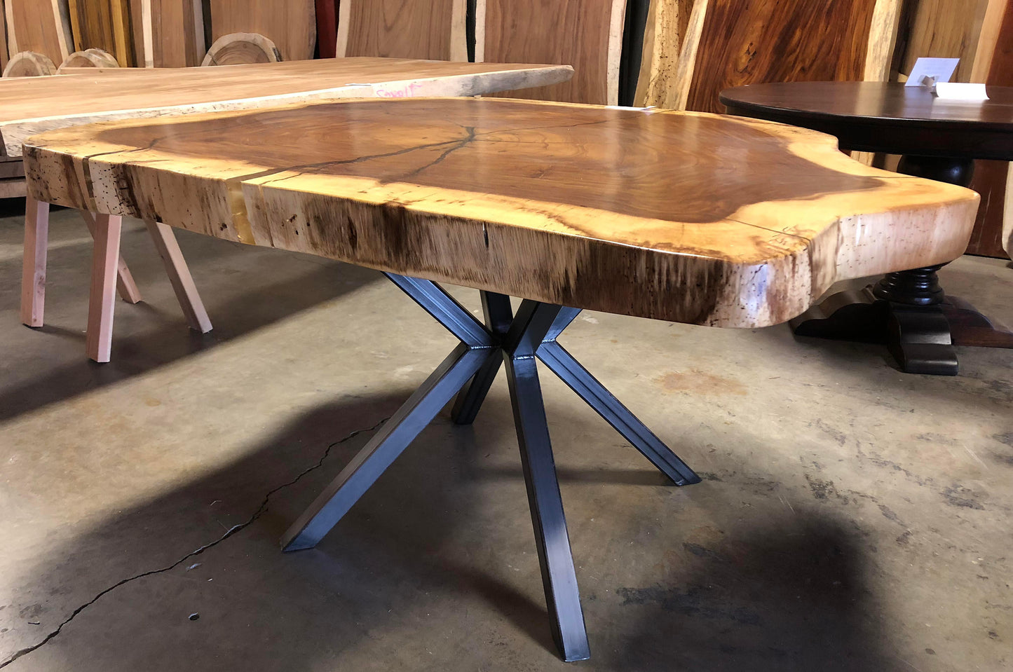 Steel Table Legs, STAR PEDESTAL Style - Impact Imports