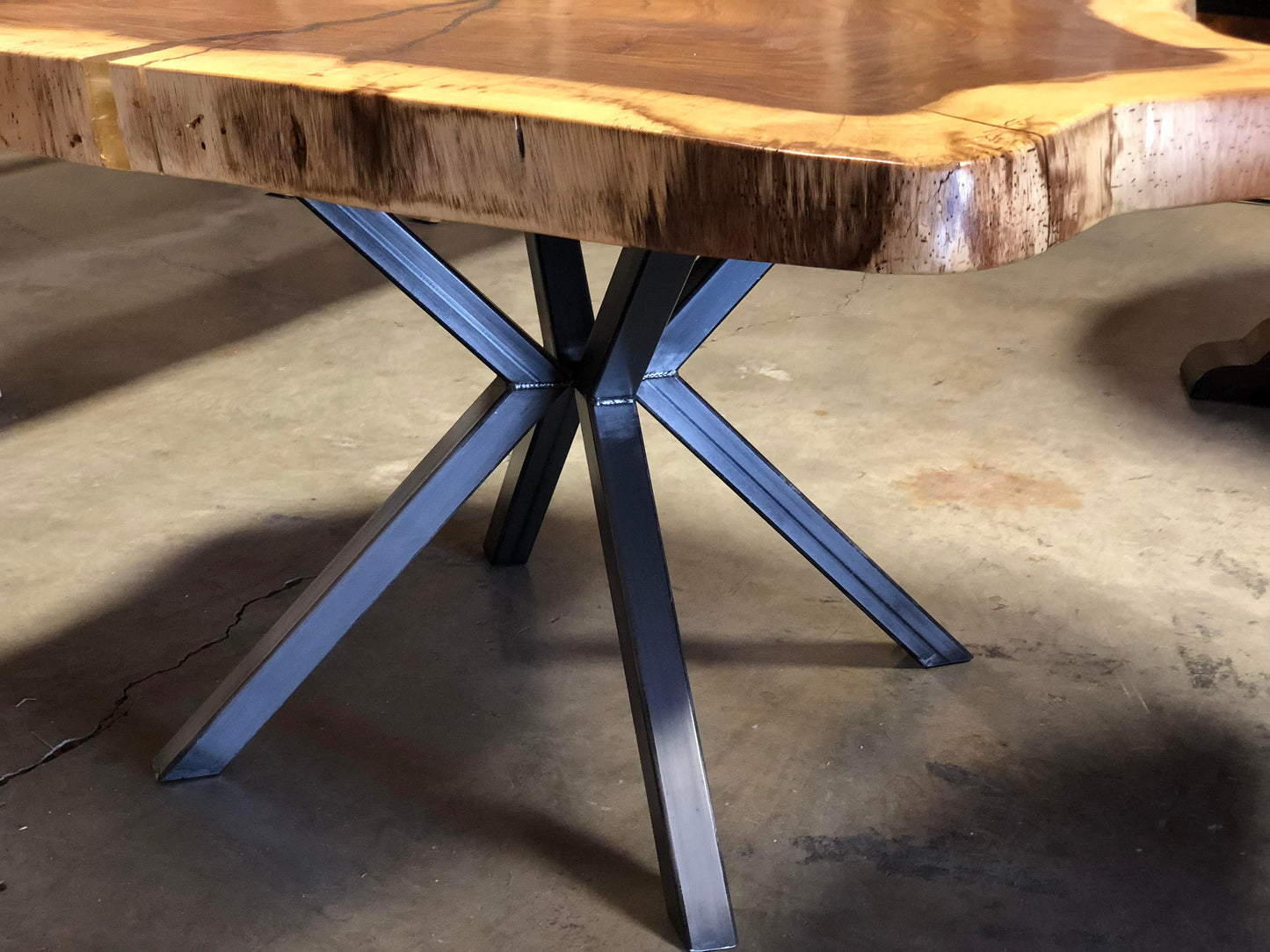 Steel Table Legs, STAR PEDESTAL Style - Impact Imports