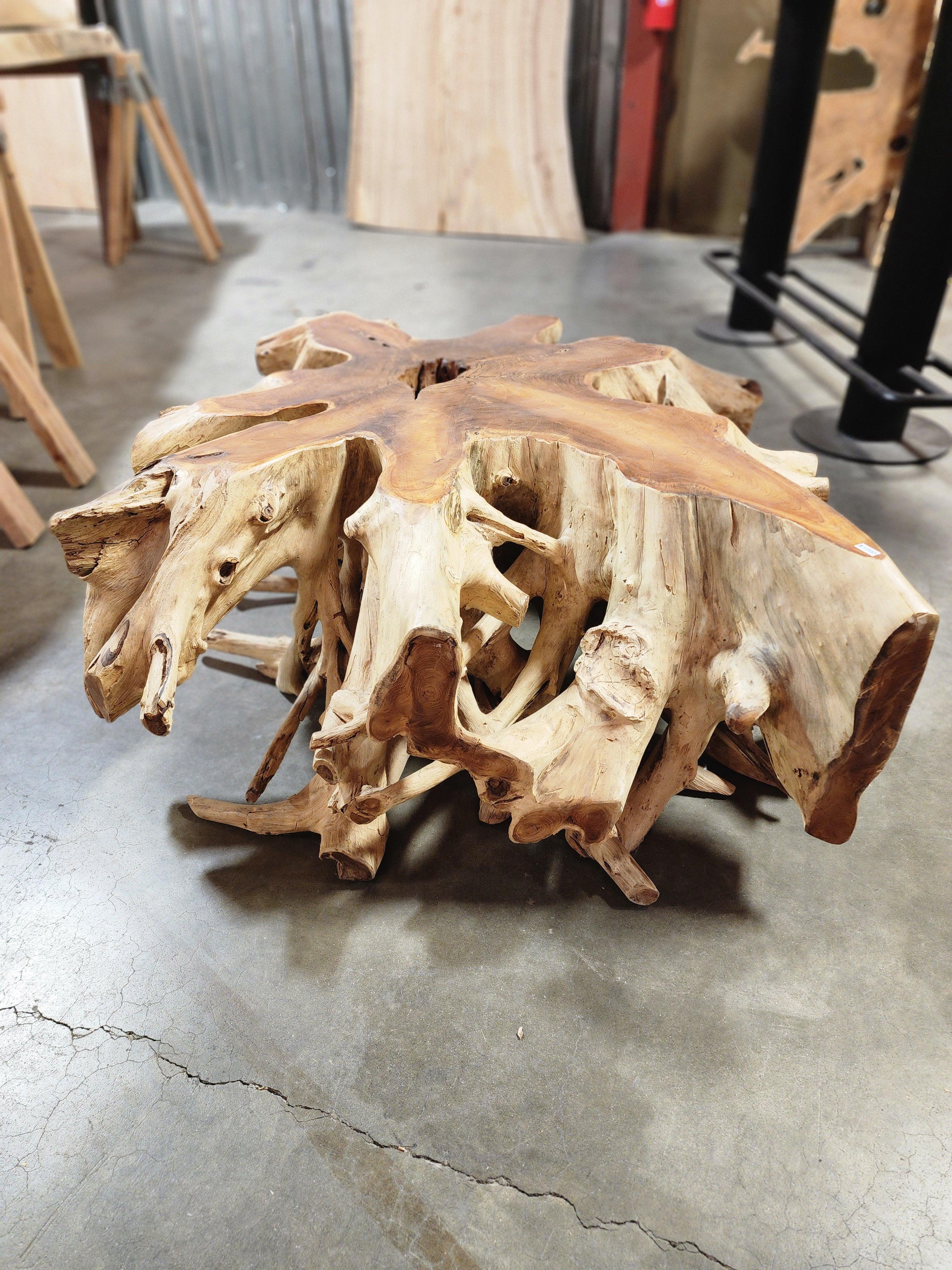 Teak Slab Coffee Table – Pezrok: Nature's Artistry