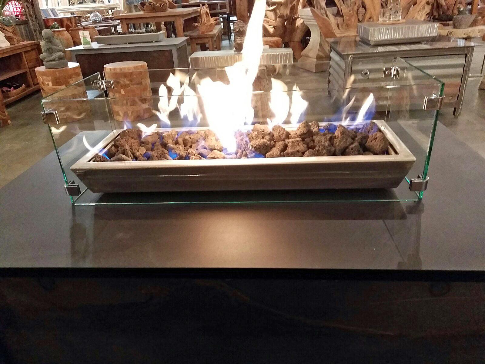 Tempered Glass Wind Guard for IMPACT Fire Tables - Impact Imports