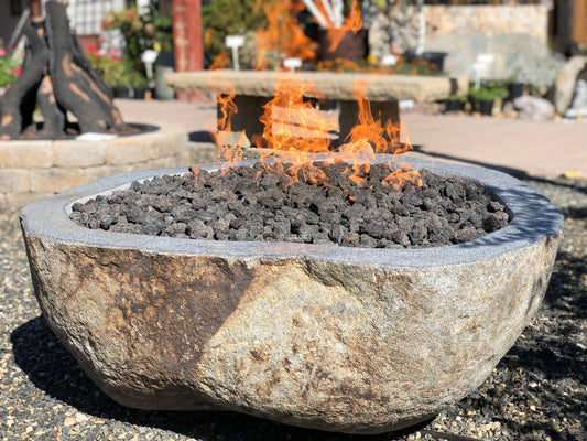 Discovering the Magic of Natural Stone Gas Fire Pits - Impact Imports