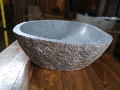 Basalt Natural Stone Vessel Sink, BAS6