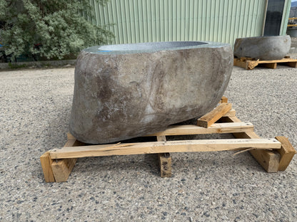 Natural Stone / Real River Boulder Gas Fire Pit RBFP33