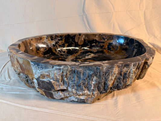Petrified Wood Stone Vessel Sink, PW14