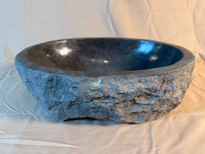 River Boulder / River Rock Stone Vessel Sink, RR25