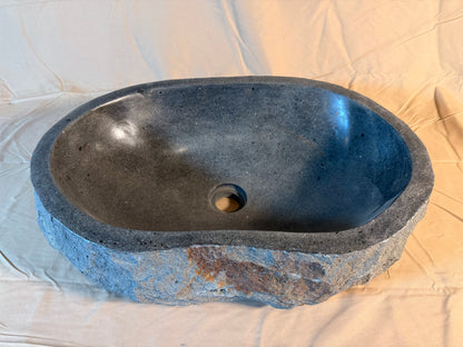 River Boulder / River Rock Stone Vessel Sink, RR26