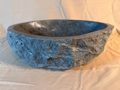 River Boulder / River Rock Stone Vessel Sink, RR28