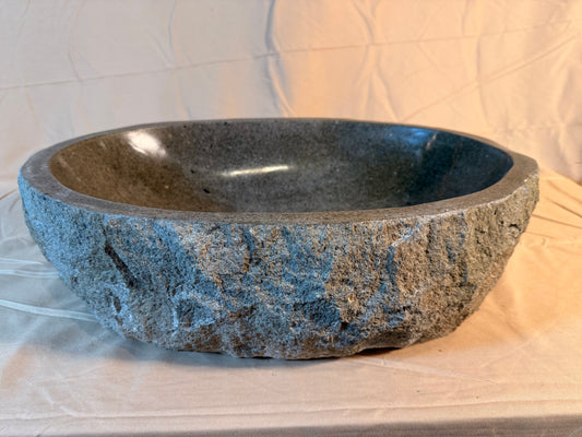 River Boulder / River Rock Stone Vessel Sink, RR30