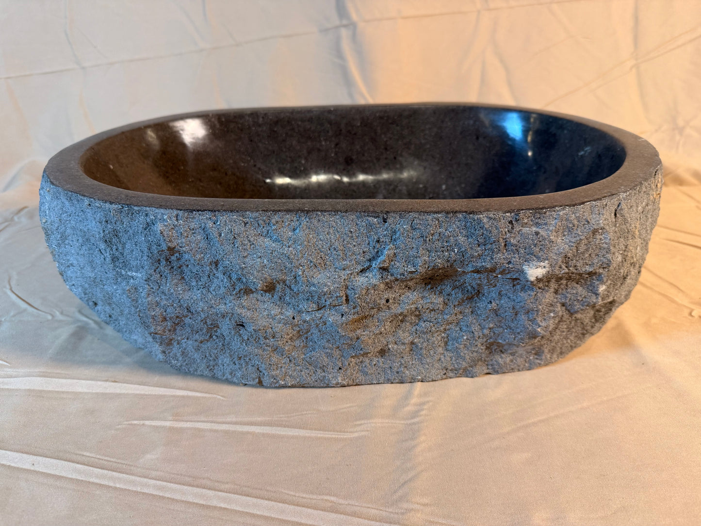 River Boulder / River Rock Stone Vessel Sink, RR31