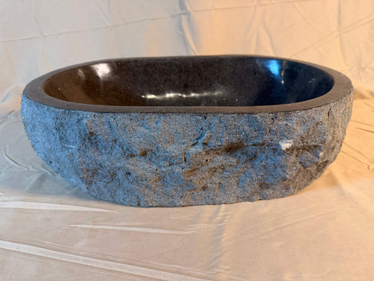 River Boulder / River Rock Stone Vessel Sink, RR31
