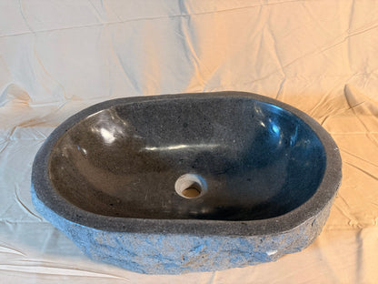River Boulder / River Rock Stone Vessel Sink, RR31