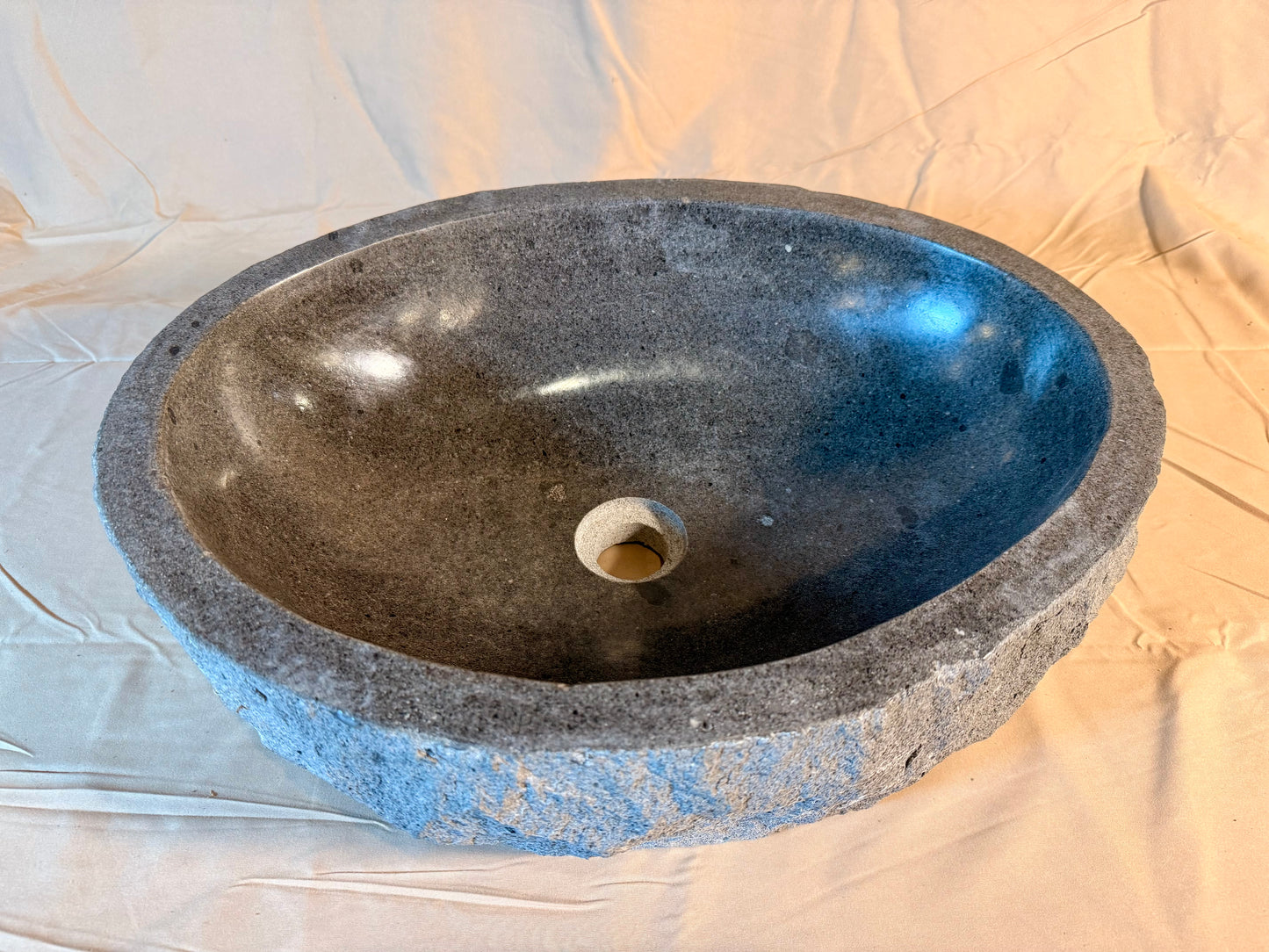 River Boulder / River Rock Stone Vessel Sink, RR32