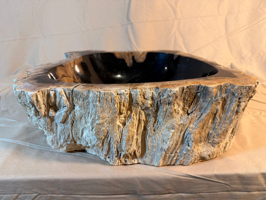 Petrified Wood Stone Vessel Sink, PW19