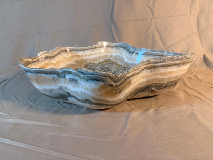 Onyx Stone Vessel Sink, Organic Shape, ON02