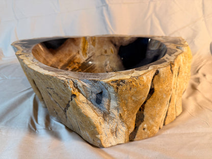 Petrified Wood Stone Vessel Sink, PW20