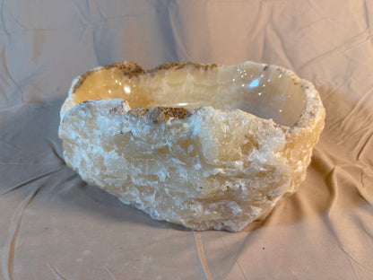 Onyx Stone Vessel Sink, Organic Shape, ON05