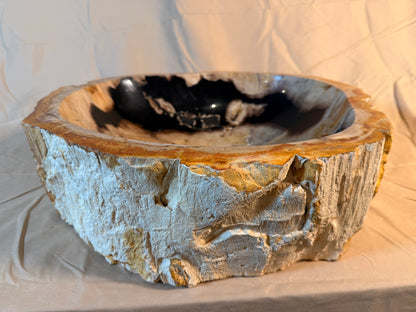 Petrified Wood Stone Vessel Sink, PW21