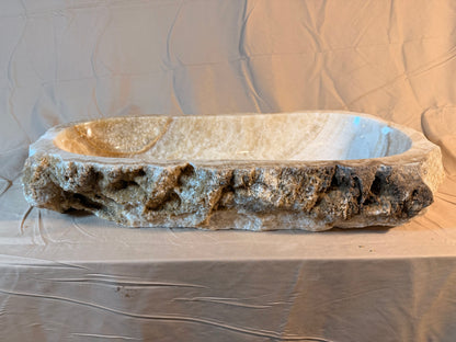 Onyx Stone Vessel Sink, Organic Shape, ON07