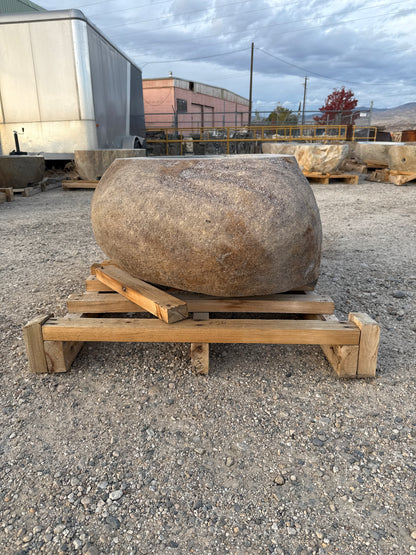 Natural Stone / Real River Boulder Gas Fire Pit RBFP20